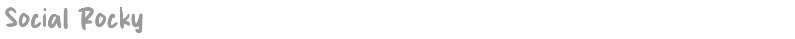 Social Rocky font preview